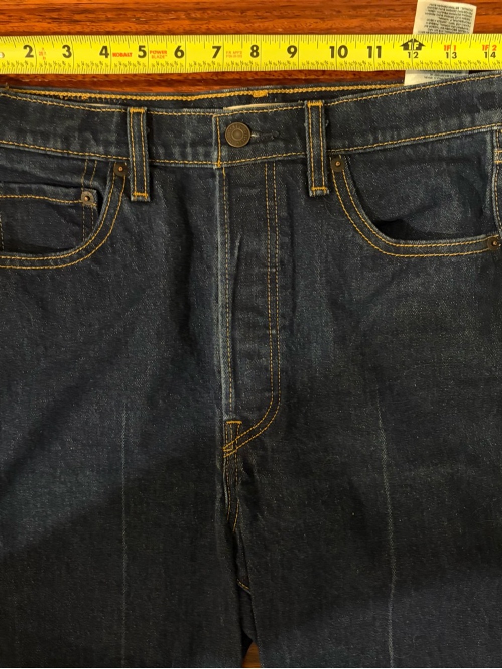 Levi's Ribcage Boot Jeans: 70’s Western Chic size 29, 32” inseam dark wash - Picture 6 of 10